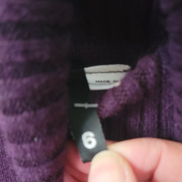 Divided Lambswool/Angora Blend Turtleneck Sweater - Picture 6 of 9